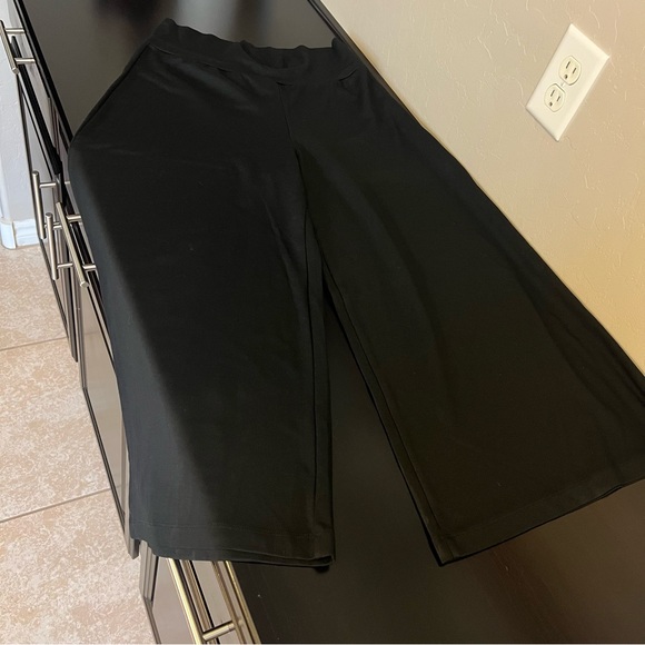 Bryn Walker Ella pant, wide leg cropped size M, black - Picture 6 of 13